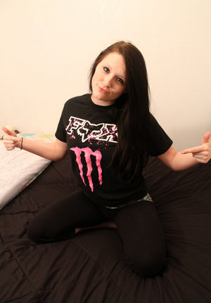 18 year old cuties Gigi Rivera & Teagan Summers strip down to socks on blanket